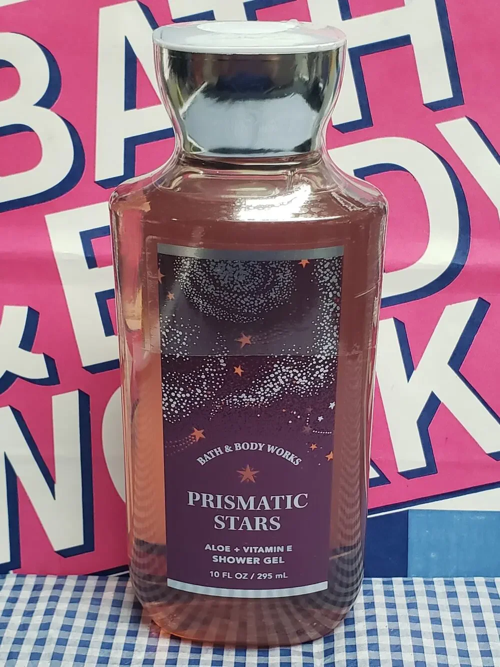 BBW Prismatic Stars Aloe + Vitamin E Shower Gel Body Wash 10oz.